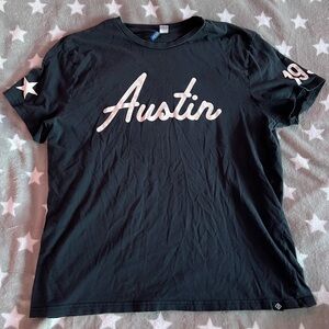 Navy Austin Texas Graphic T-Shirt